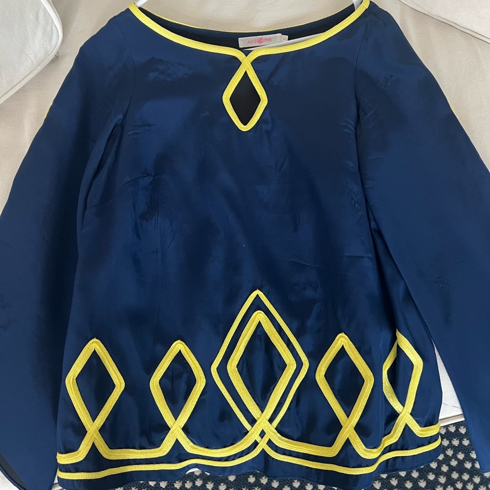 Alice Trixie Top Navy size M